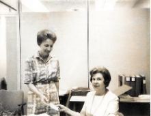 At CSUN office with Bonita