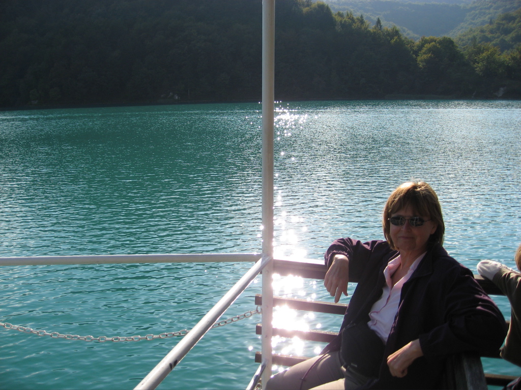 Wynette on the boat